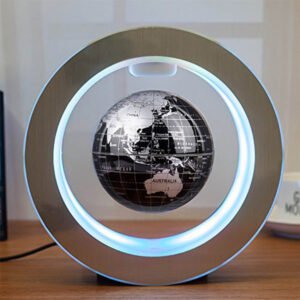 Round LED World Map Floating Globe Magnetic