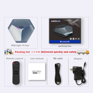 TV box Player 8K – Dual-Band Wifi