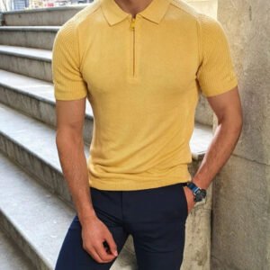 Summer Knitwear Men’s Slim Top