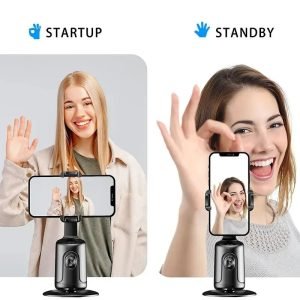 360 Auto Face Tracking Gimbal AI Smart Gimbal Smartphone Holder