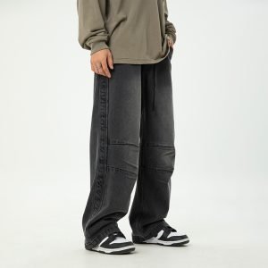 Man Pair Pleated Japanese Drawstring Trousers