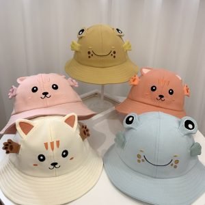 Baby Hat Kitten And Frog Sun Hat Small Pot Hat