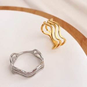 Titanium Steel Ring Women’s High Color Retention