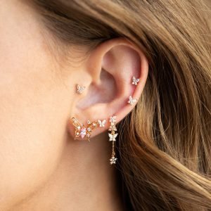 Flower Tassel Water Drop Earrings Special-interest