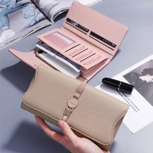 Women’s Leather Purse Long And Simple Fashion