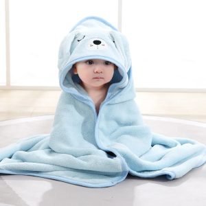 Cartoon Animal Baby Bath Towels Soft Newborn Hooded