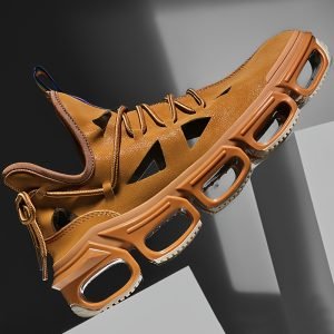 Men’s Trendy Durable Lace Up Sneakers With Good Absorption