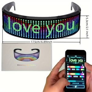 LED Light Up Glasses, Full Color Glasses For Parties