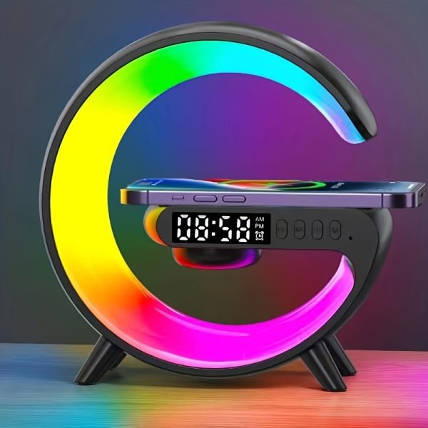 1pc Smart Big G Colorful Speaker Atmosphere Light