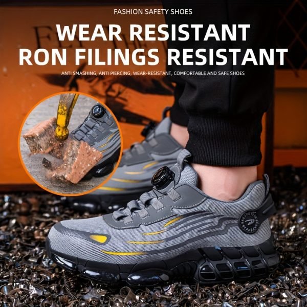Men's Steel Safety Shoes Proof With Rotating Buckle