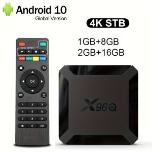 For Android10 X96Q Smart TV Box Allwinner H313 Quad Core