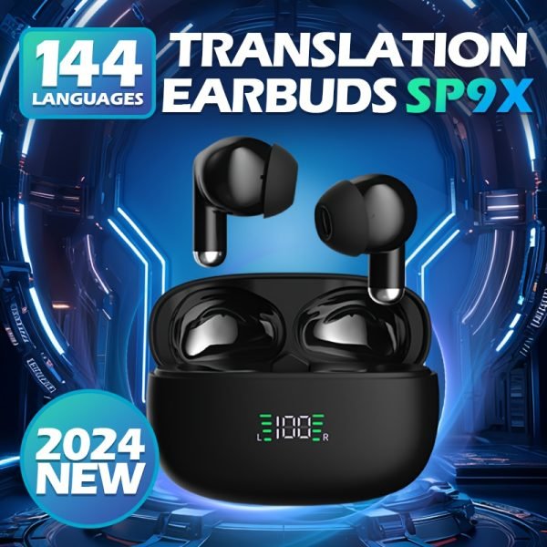 New 144 Languages Earbuds: Intelligent AI Translation