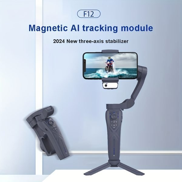 New Magnetic AI Three-axis Anti-shake Video Stabilizer