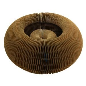 Interactive corrugated cat scratcher cardboard
