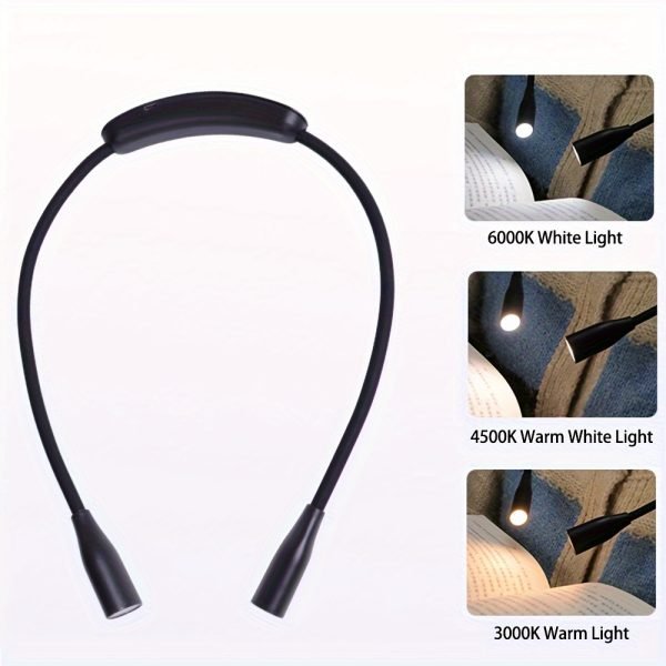 Lightweight Neck Book Light for Reading in Bed, LED Reading Light