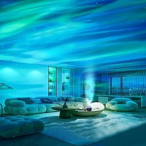 Northern Lights Atmosphere Projection Light, Multi-color Pattern And Remote Control