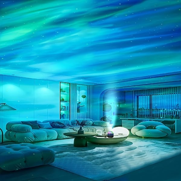 Northern Lights Atmosphere Projection Light, Multi-color Pattern And Remote Control