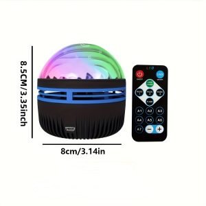 Northern Lights Atmosphere Projection Light, Multi-color Pattern And Remote Control
