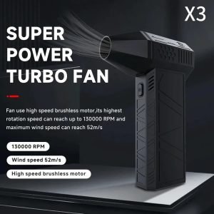 Mini Turbo Jet Fan Electric Air Duster with 3 Gear Adjustable