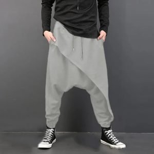 Casual Men’s Pants Spring Loose-fit Harem Pants Men’s