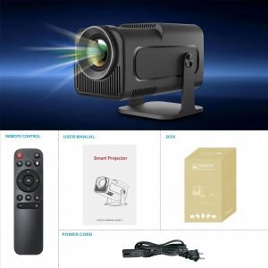 HY320 Projector 4k 1080P Beam Projector Wifi6 Portable 4k