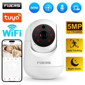 Fuers 5MP WiFi Camera Tuya Smart Home Indoor Wireless IP