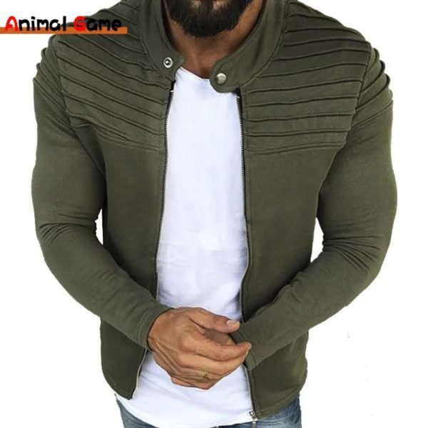 Men's Collar Jackets Black Lightweight Sweatshirts Winter Outwear Jacket