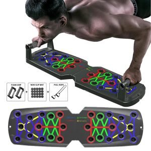 Folding Push-up Board Support Muscle Exercise Multifunctional Table Portable Fitness