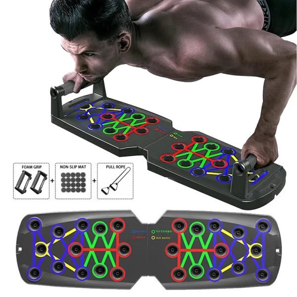 Folding Push-up Board Support Muscle Exercise Multifunctional Table Portable Fitness