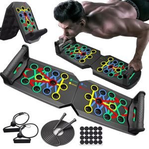 Push-up Board Set Portable Multifunctional Push-up Bar Foldable Fitness Equipment