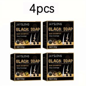 Grey Coverage Bar Shampoo Repair Gray White Hair Color Treatment