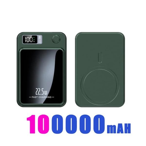 100000mAH Power Bank Magnetic Wireless 22.5W Ultra Capacity Super Fast Charging