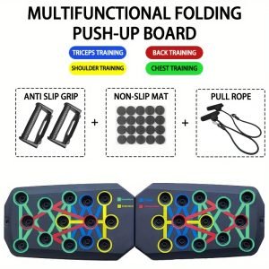 Push-up Board Set Portable Multifunctional Push-up Bar Foldable Fitness Equipment