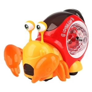 Crawling Crab Baby Toys With Music Light Up Interactive Musical Toys For Baby