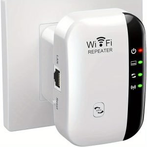 Ourlife N300 WiFi Extender – Boosts Signal Up to 2640sq.ft, Long Range Repeate