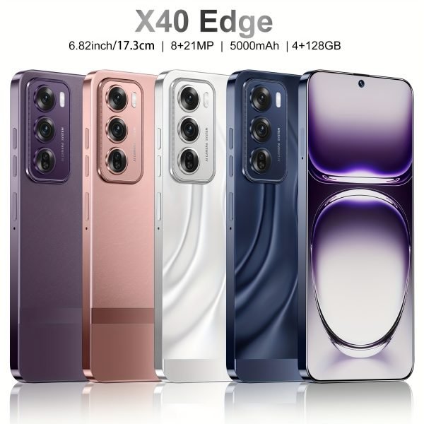 X40 Edge 4G Smartphone with Touchscreen, 720X1544 Display, 4G Network, USB-C