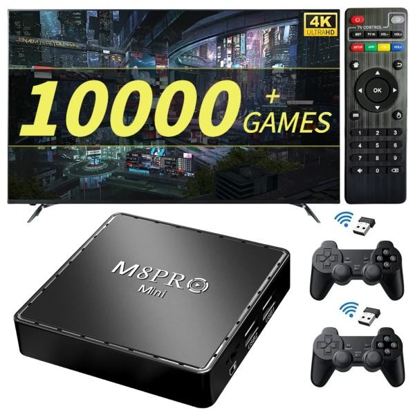 4K Gamebox Video Game Console 10000 Games Emuelec 9 Emulator Retro Game Machine