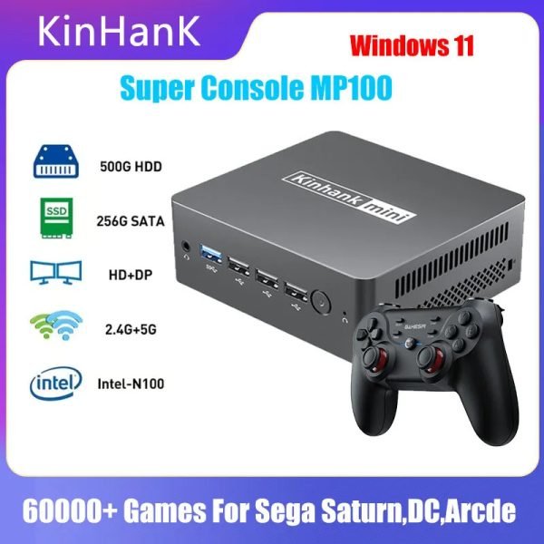 Super Console MP100 8GB DDR5 Windows11 Video Game Console