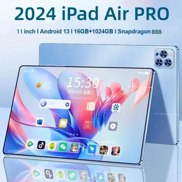 Original iPad Air Pro Tablet 11 inch Android 13 Global Snapdragon 870 16GB+1024GB