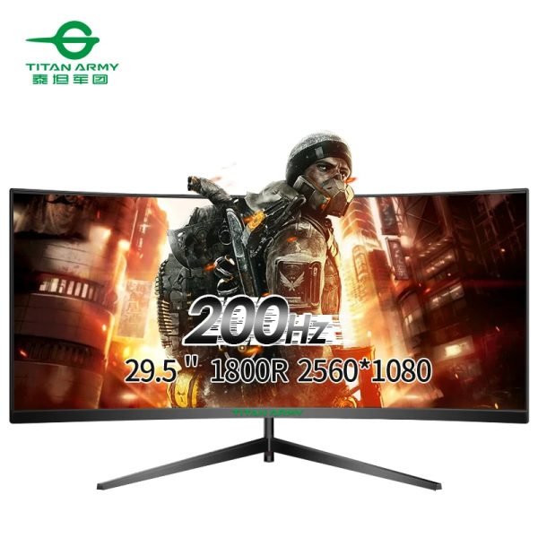 TITAN ARMY 30 inch 2K 200Hz Curved Gaming Monitor 21:9 2560x1080