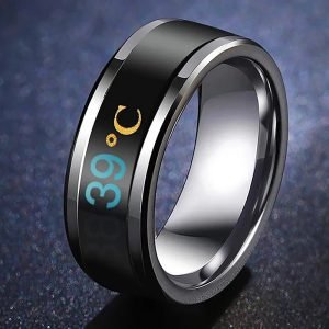 New Smart Temperature Ring Fashion Smart Stainless Steel Classic Wedding Couple