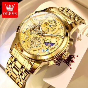 OLEVS Top Brand Men’s Watches Luxury Waterproof Quartz Watch For Men