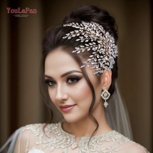 YouLaPan Rhinestone Bridal Headpiece Wedding Headwear Hair Accessories