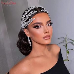 YouLaPan Fashion Woman Headband Rhinestone Bridal Headpiece
