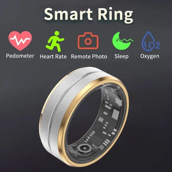 Smart Ring Bracelet Heart Rate Monitoring Waterproof Blood Oxygen Sleep