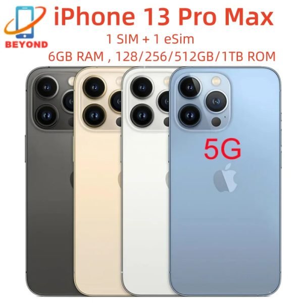 Apple iPhone 13 Pro Max 128/256/512GB/1TB ROM 6.7" Genuine Super Retina