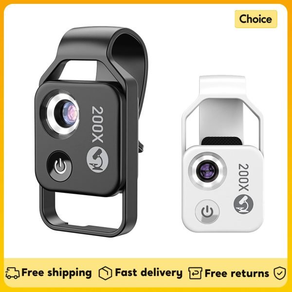 APEXEL MS002 200X Professional Phone Microscope Lens with Phone Clip