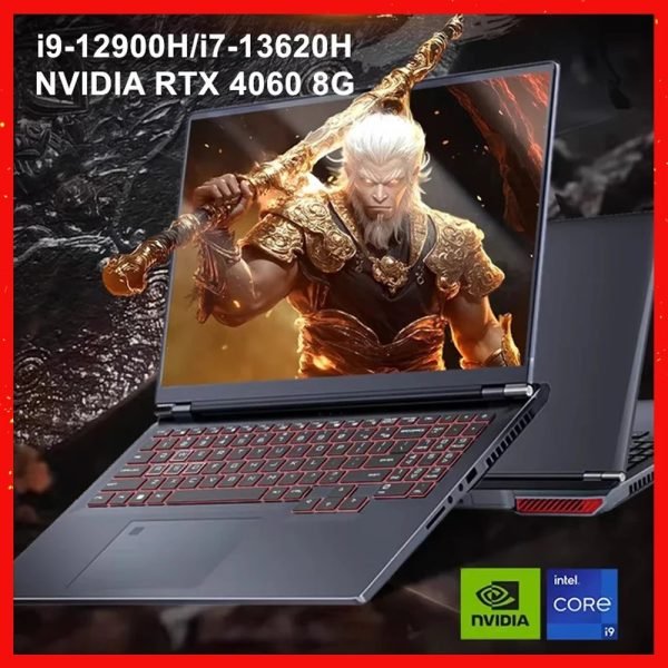 16 Inch Gaming Laptop Intel i9 12900H i7 13620H NVIDIA RTX 4060 8G 165Hz IPS