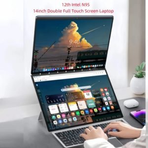 Dual Screen Laptop Intel N95 Processor 14“+14” touch Gaming Laptop