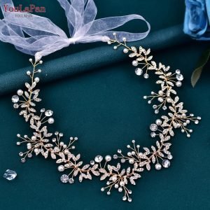 YouLaPan 3 Colors Wedding Headpiece Rhinestone Bride Hair Accessories